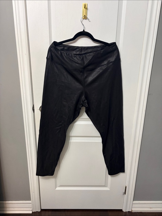 Dex Pants - Dex Black Faux Leather Leggings